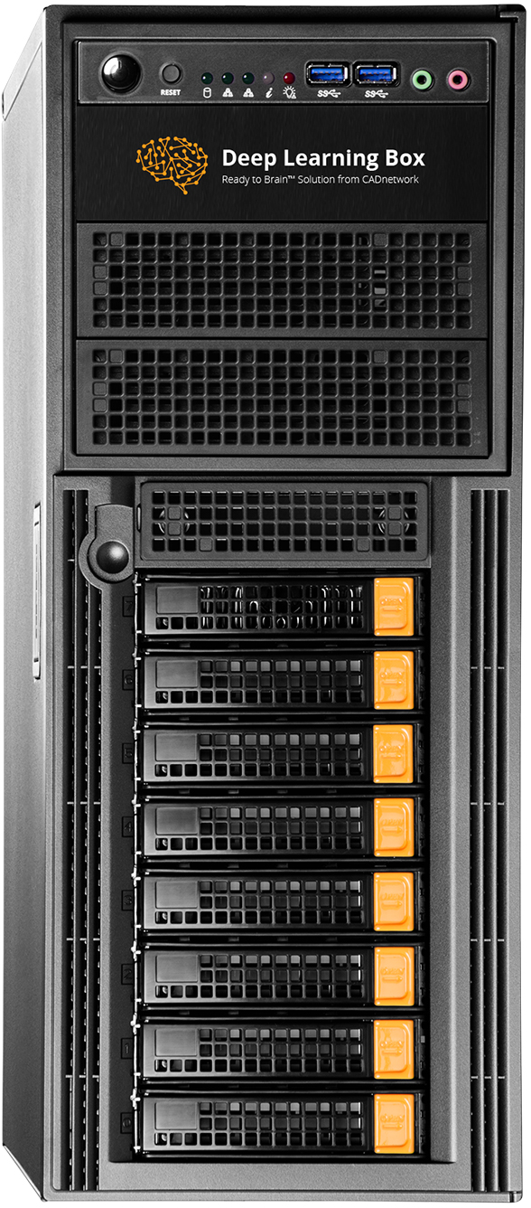 CADnetwork Deep Learning Box Desk+ for Tensorflow and Caffe